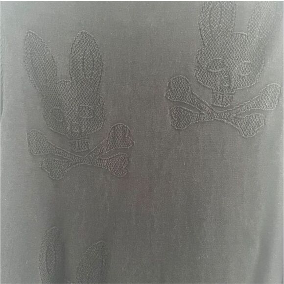 Psycho Bunny Cardigan Men 100% cotton Logo long sleeve full zip Small - Picture 5 of 14